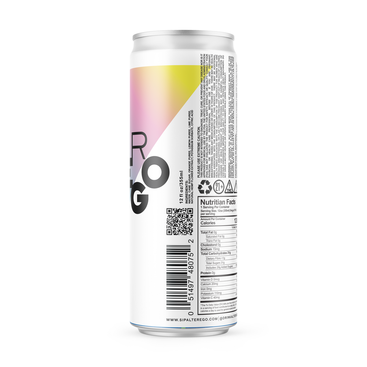 AlterEgo Bliss — 5mg Hemp-Infused Drink