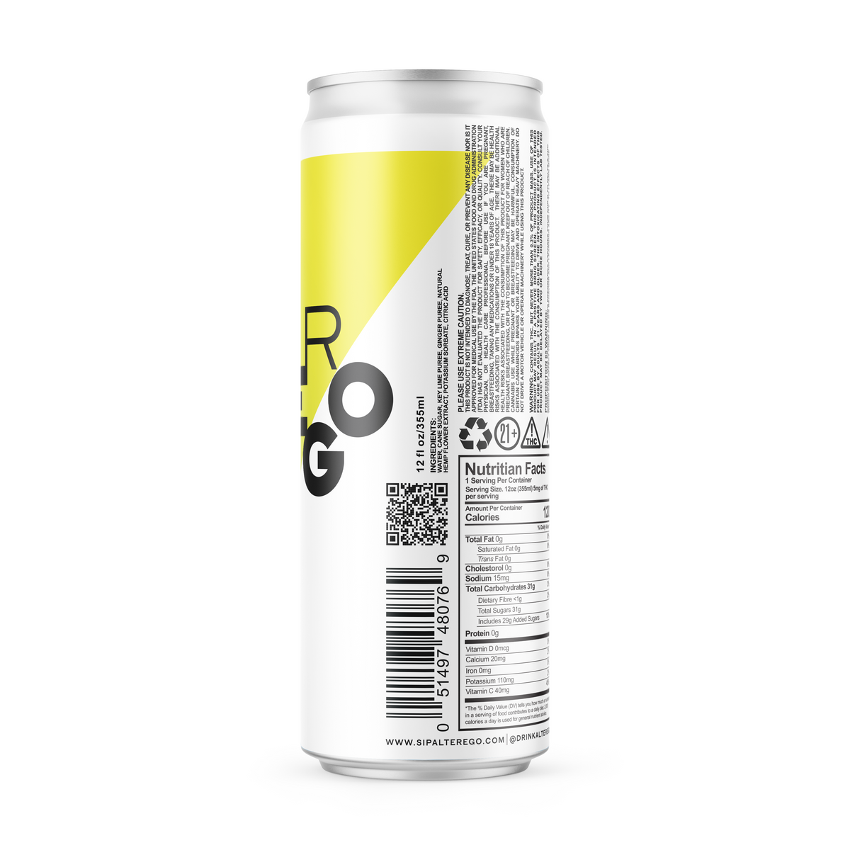 AlterEgo The Mule — 5mg Hemp-Infused Drink